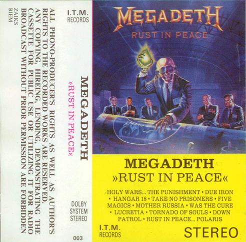 Megadeth - Rust in Peace - Encyclopaedia Metallum: The Metal Archives