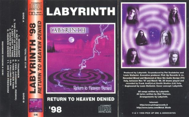 Labÿrinth Return To Heaven Denied Encyclopaedia Metallum The Metal Archives