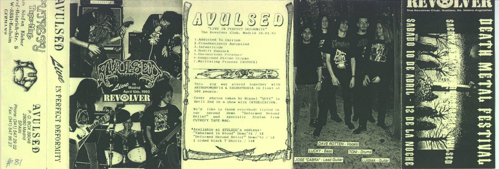 Avulsed - Live in Perfect Deformity