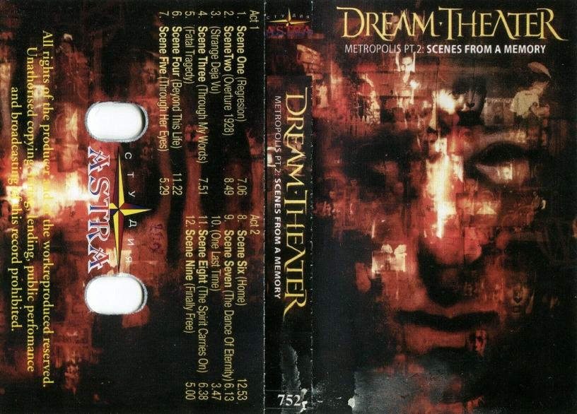 Dream Theater Metropolis Pt. 2 Scenes from a Memory Encyclopaedia Metallum The Metal Archives
