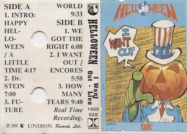 Helloween I Want Out Live Encyclopaedia Metallum The Metal Archives Helloween I Want Out Live Encyclopaedia Metallum The Metal Archives