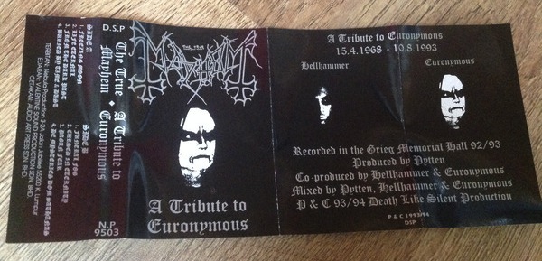 Per 'Dead' Ohlin and Euronymous - Suicide Precedes Murder
