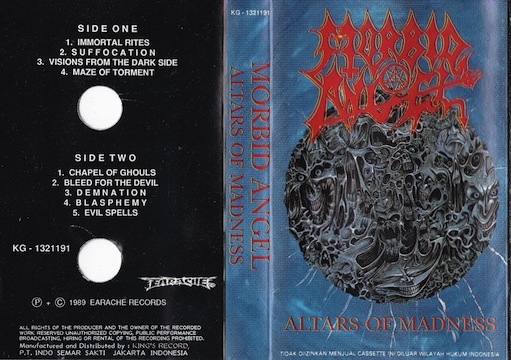 未使用 貴重盤 Morbid Angel Altars of Madness Altars of Madness (Full Dynamic Range Edition) | Morbid Angel