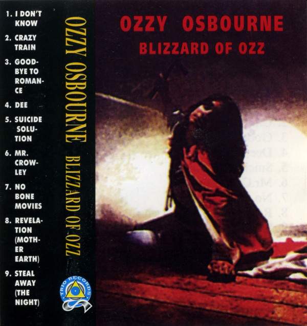 ozzy osbourne blizzard of ozz youtube