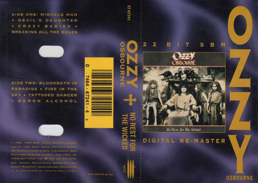 no rest for the wicked ozzy osbourne