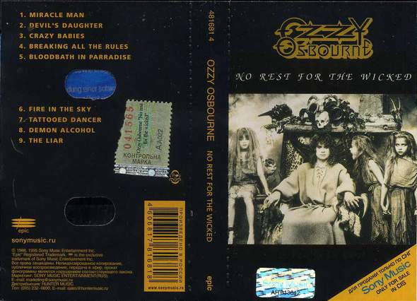 Ozzy Osbourne - No Rest for the Wicked - Encyclopaedia Metallum: The