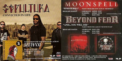 Moonspell / Sepultura / Beyond Fear - Convicted in Life