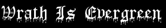 Wrath Is Evergreen - Logo